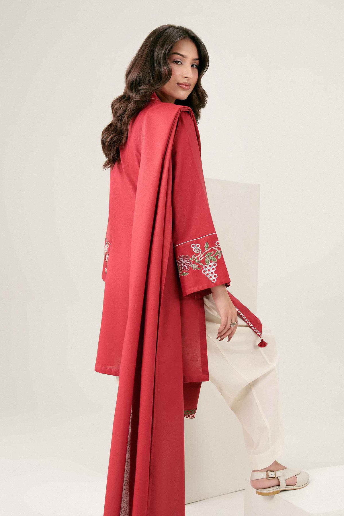 2 Piece - Embroidered Suit - ST2SDE-PRET26WV3-2