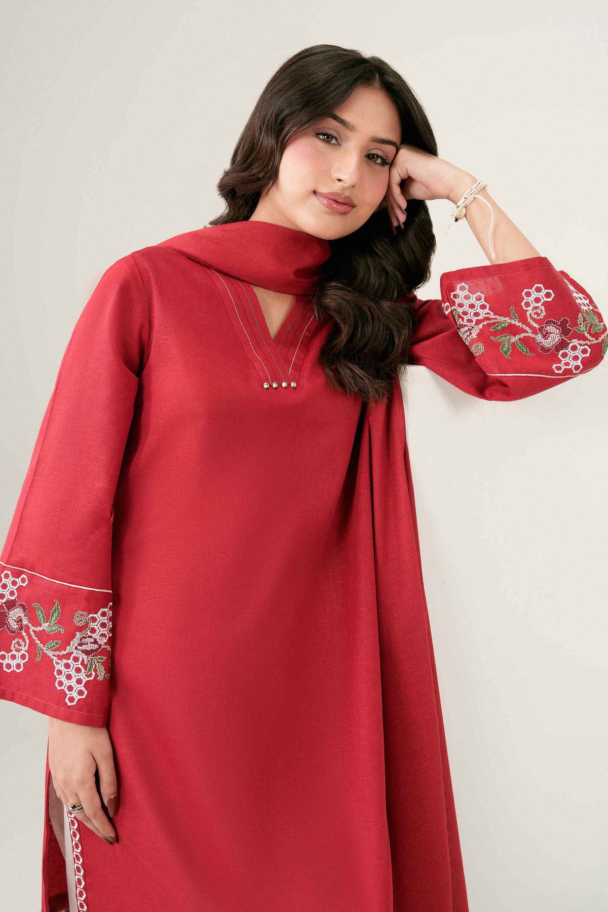 2 Piece - Embroidered Suit - ST2SDE-PRET26WV3-2