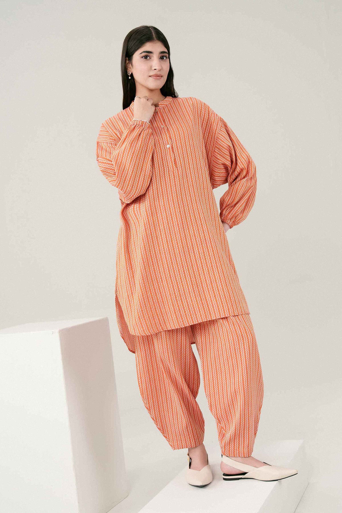 2 PIECE - PRINTED SUIT - ST2ST-PRET26WV2-34