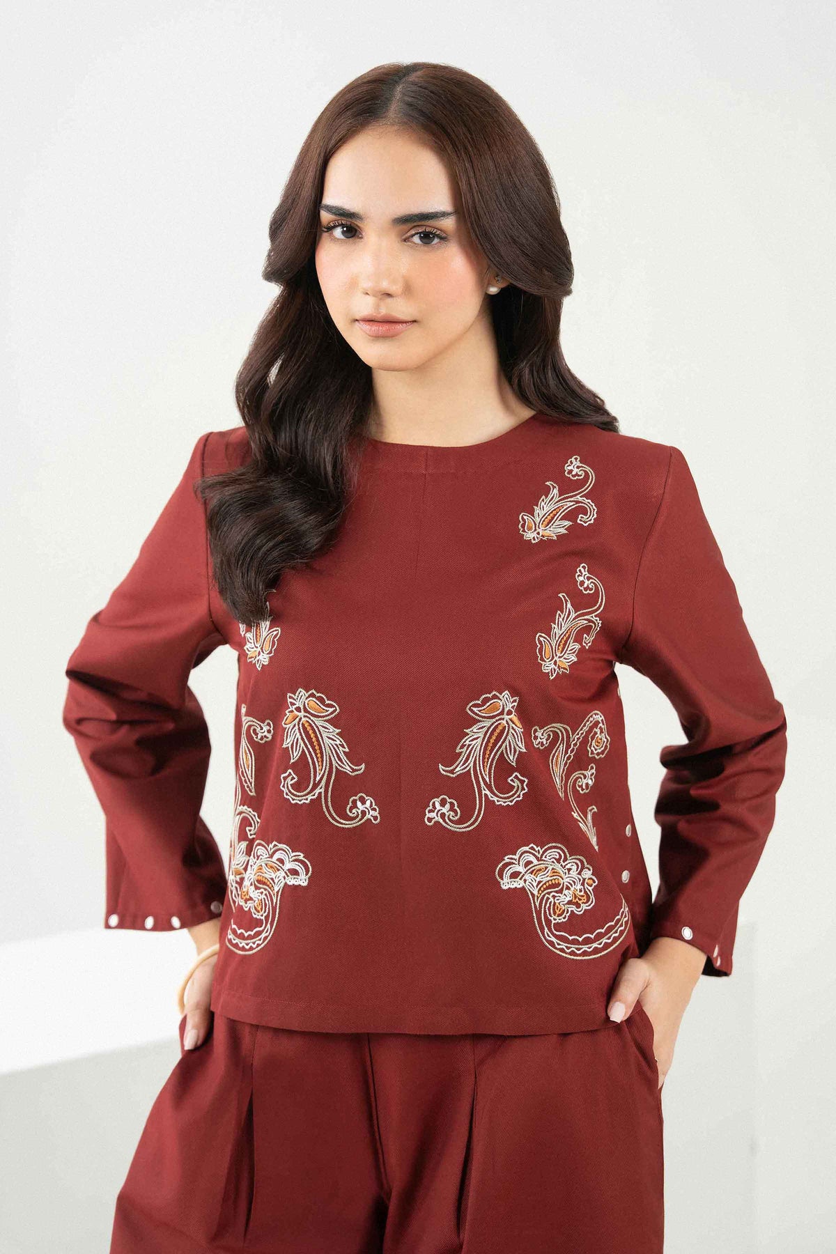 2 Piece - Embroidered Suit - ST2STE-AURA26WV2-5