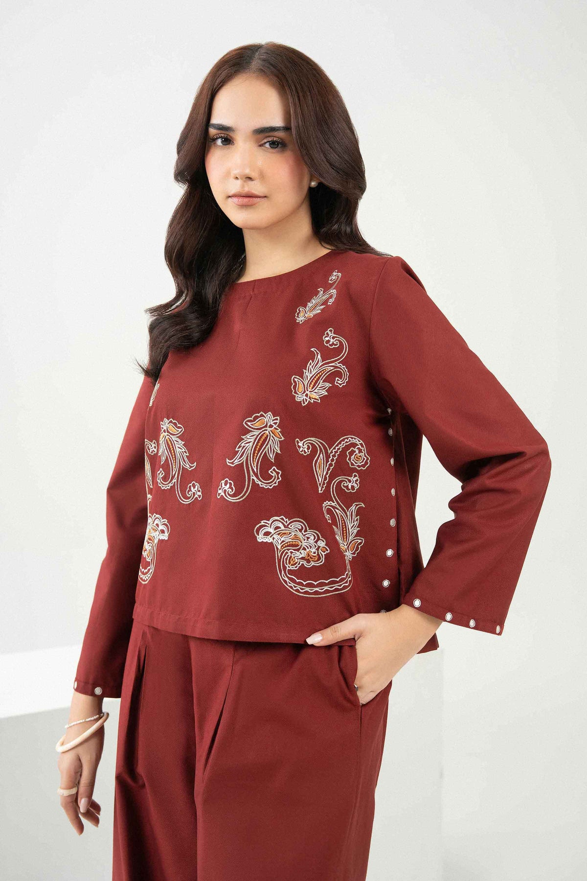 2 Piece - Embroidered Suit - ST2STE-AURA26WV2-5