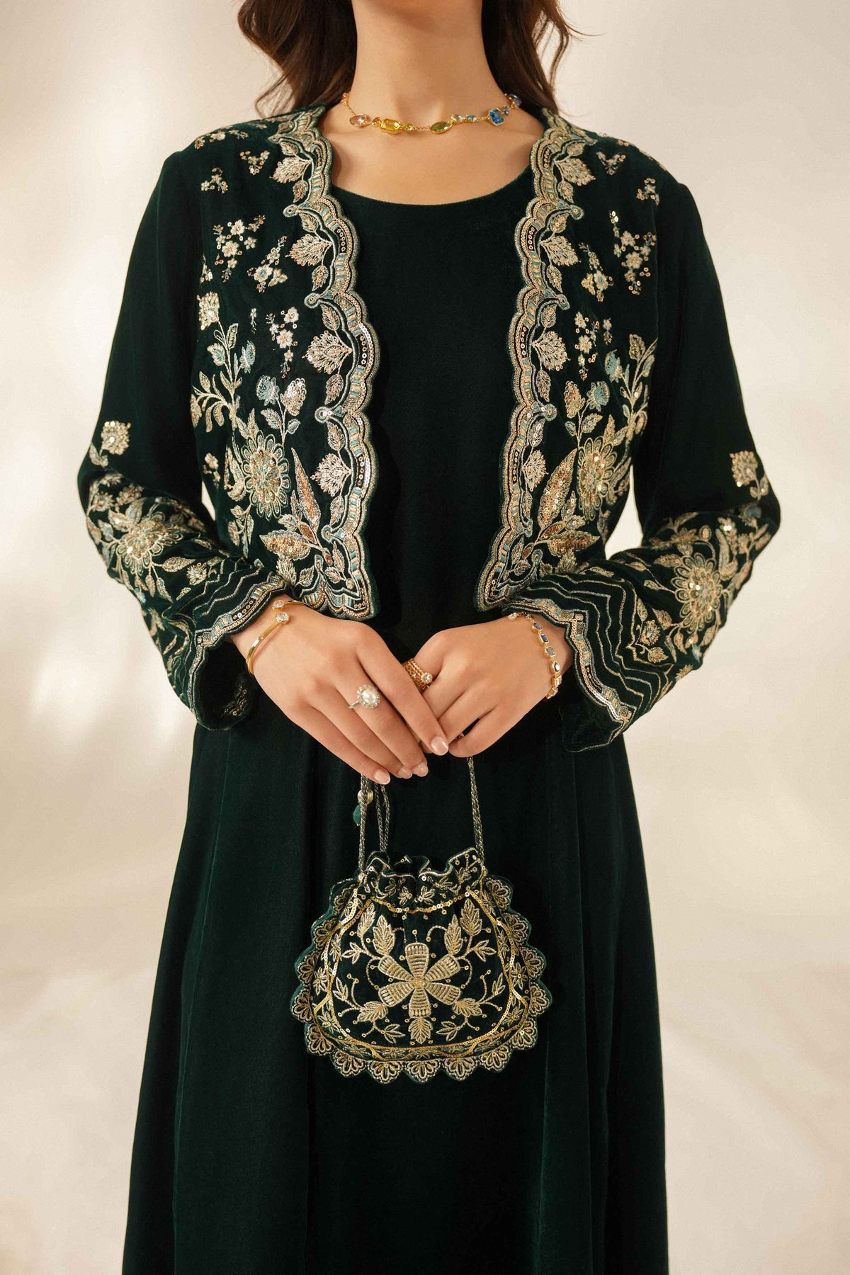 2 Piece - Embroidered Suit - ST2STE-LUXE26WV1-13