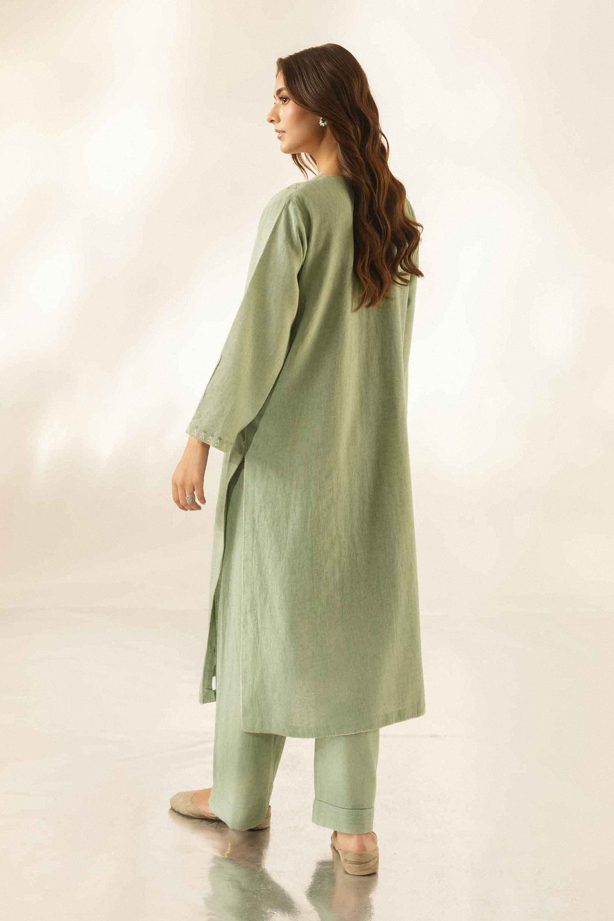 2 Piece -  Embroidered Suit - ST2STE-LUXE26WV1-25