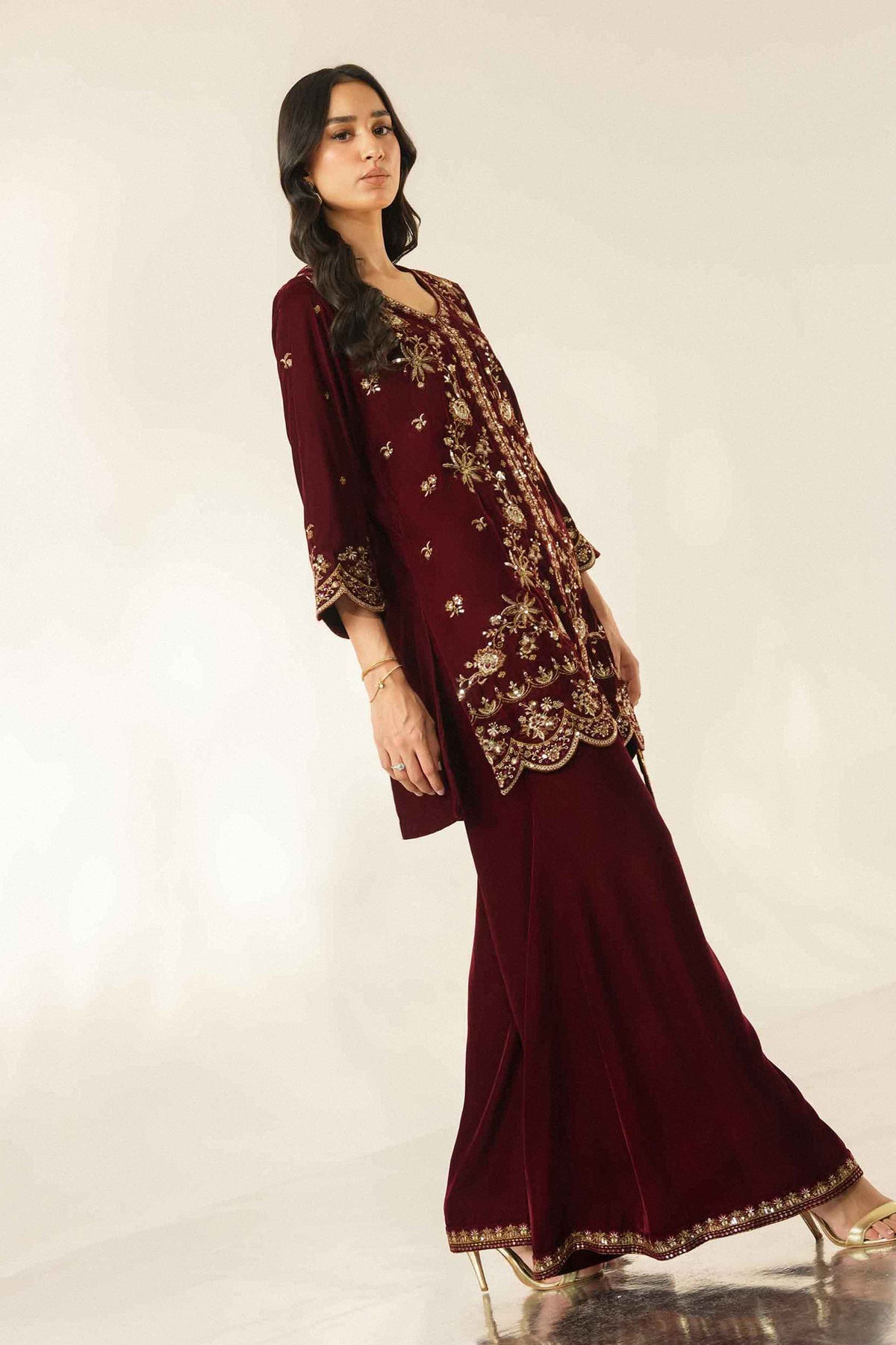 2 Piece - Embroidered Suit - ST2STE-LUXE26WV2-45