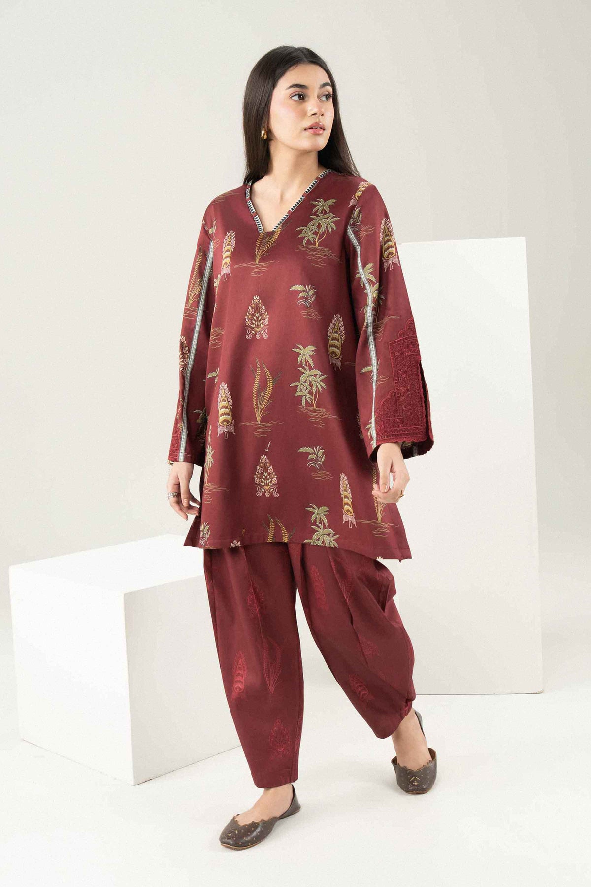 2 Piece - Embroidered Suit - ST2STE-PRET26WV1-12