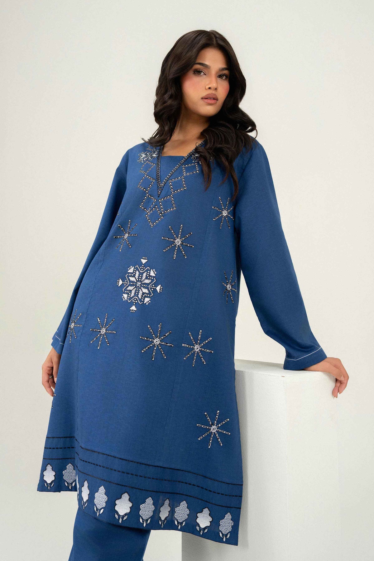 2 Piece - Embroidered Suit - ST2STE-PRET26WV1-2