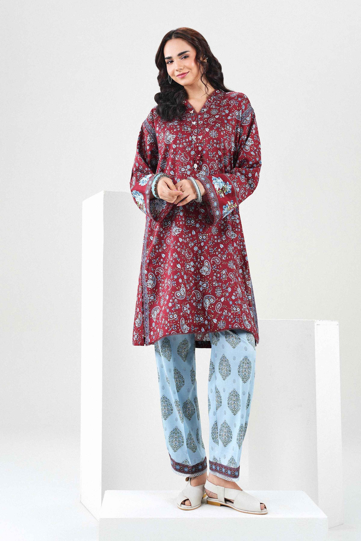 2 Piece - Printed Suit - ST2STE-PRET26WV1-8