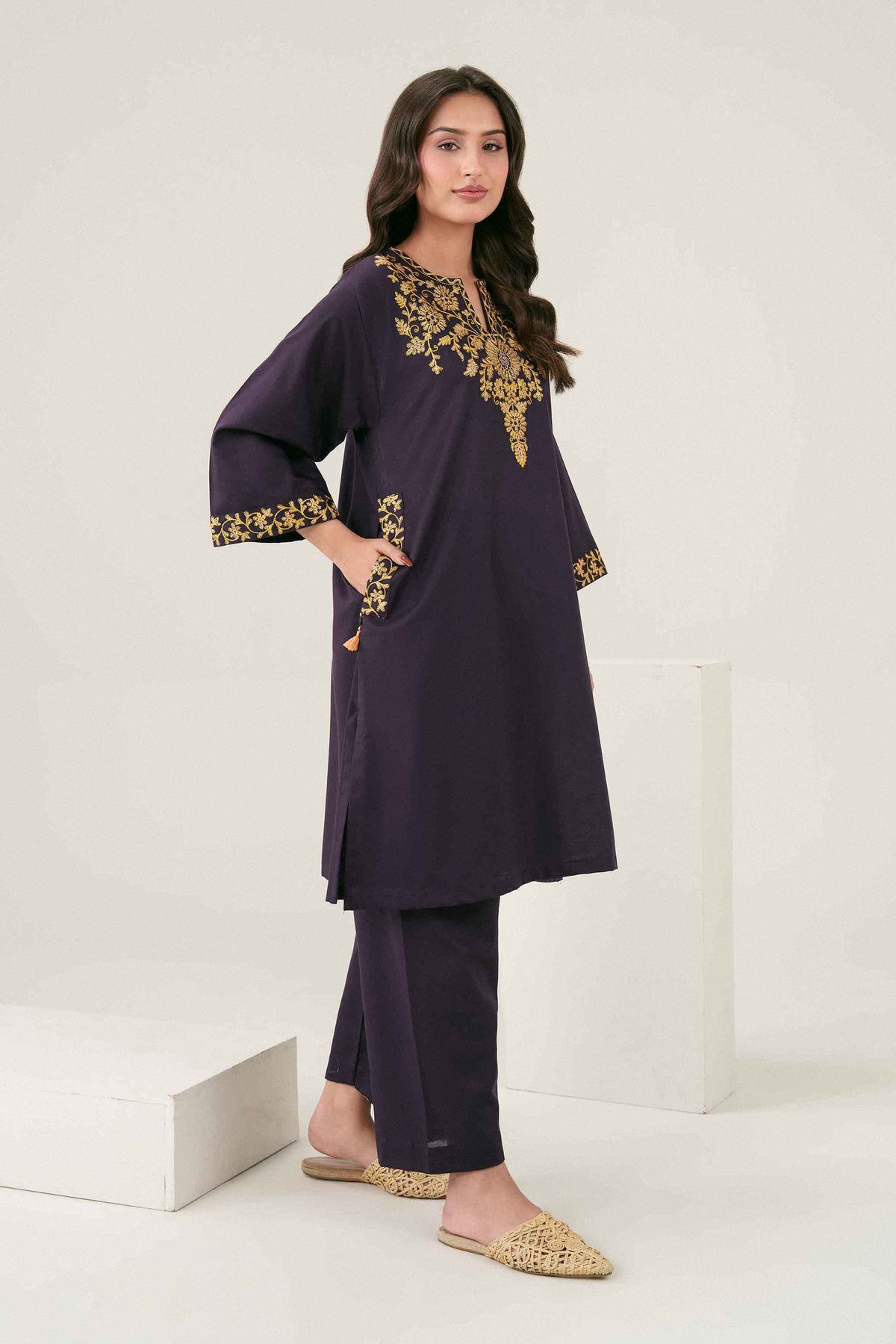 2 Piece - Embroidered Suit - ST2STE-PRET26WV2-18