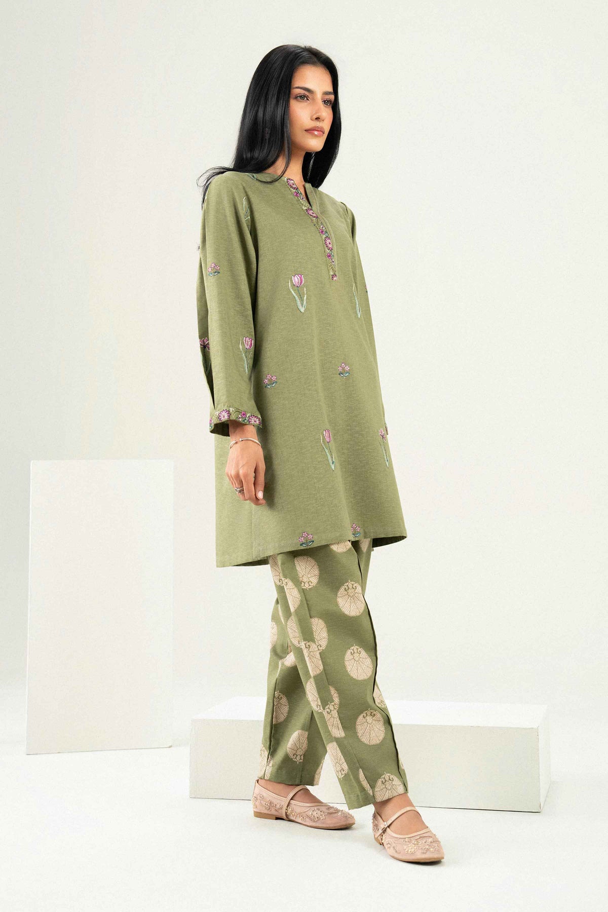 2 Piece - Embroidered Suit - ST2STE-PRET26WV2-24