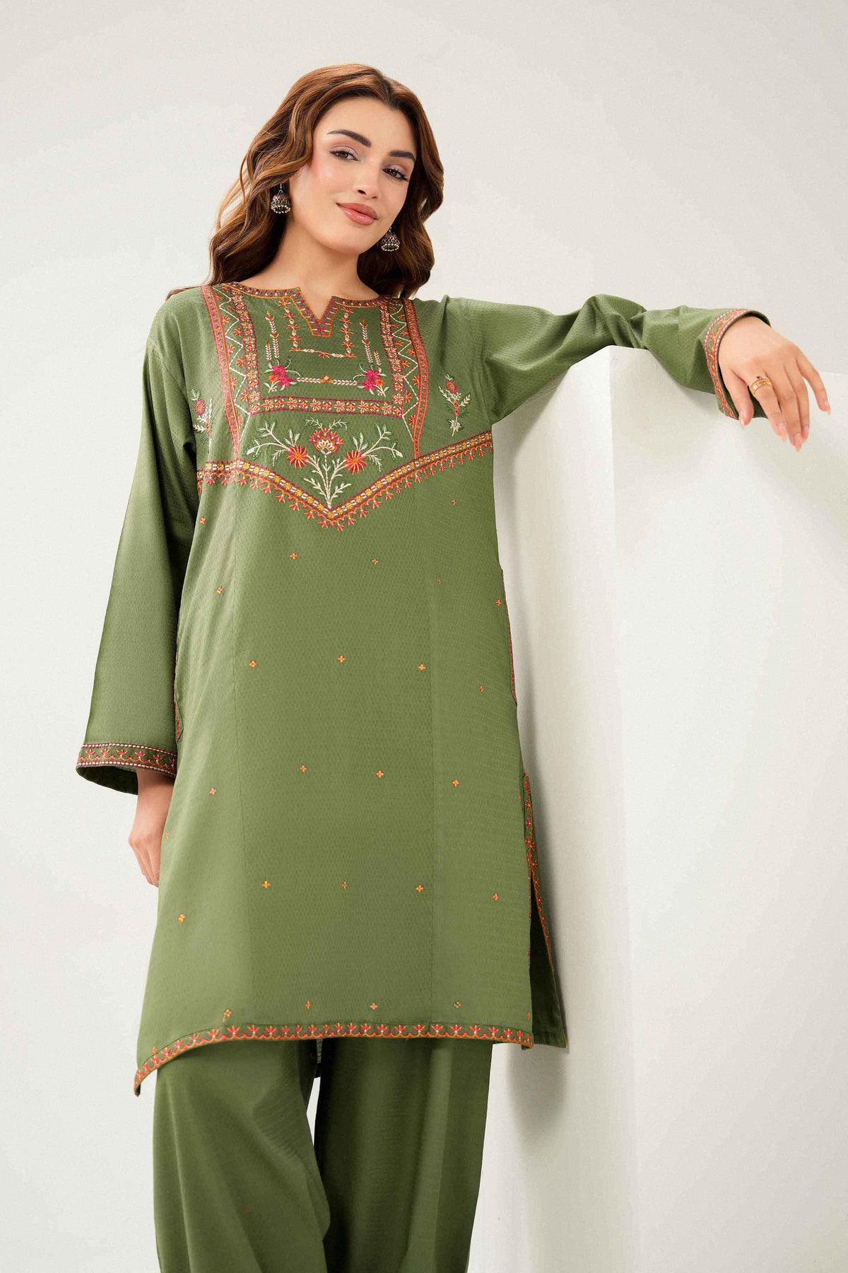 2 Piece - Embroidered Suit - ST2STE-PRET26WV2-32