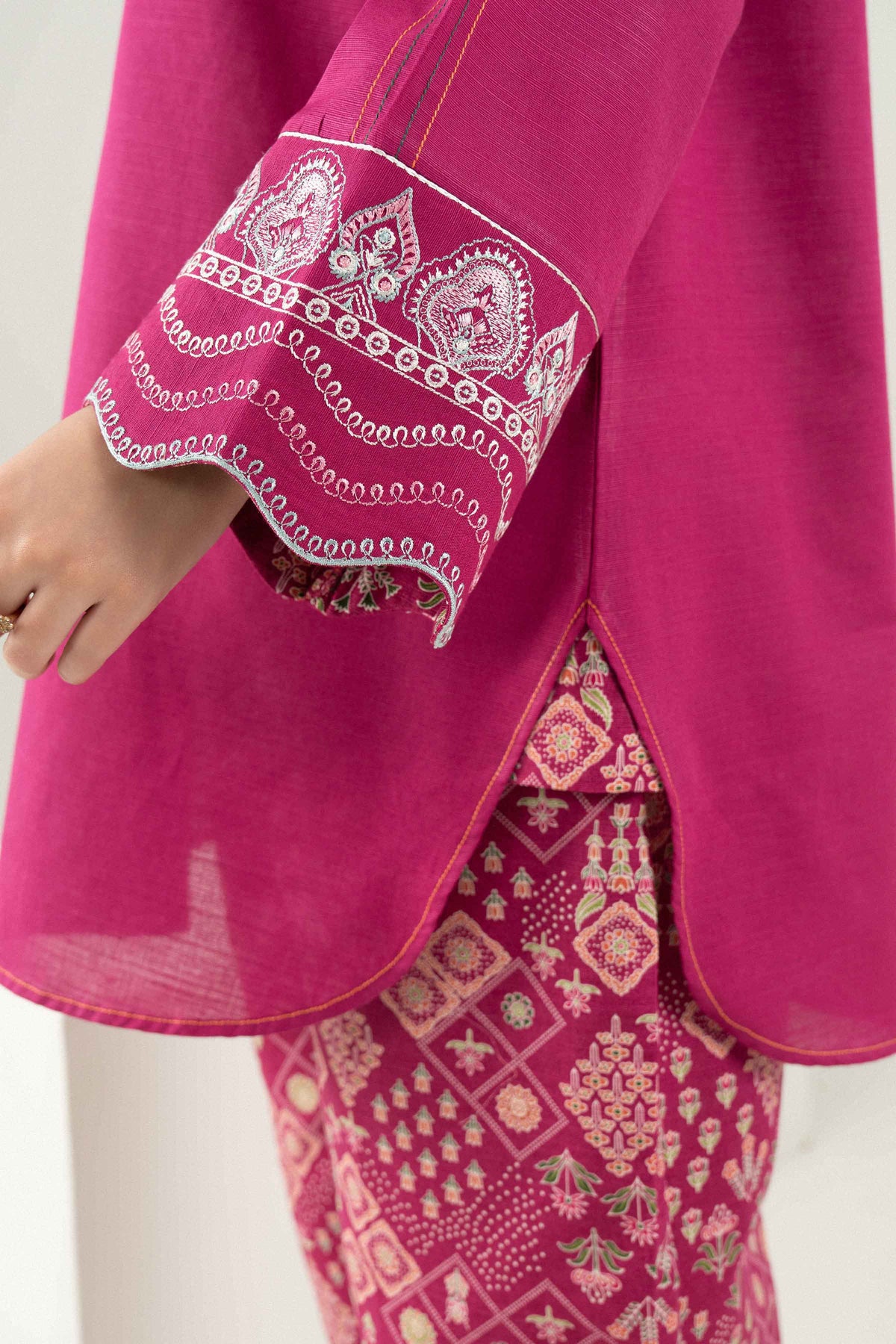 2 Piece - Printed Embroidered Suit - ST2STE-PRET26WV2-39