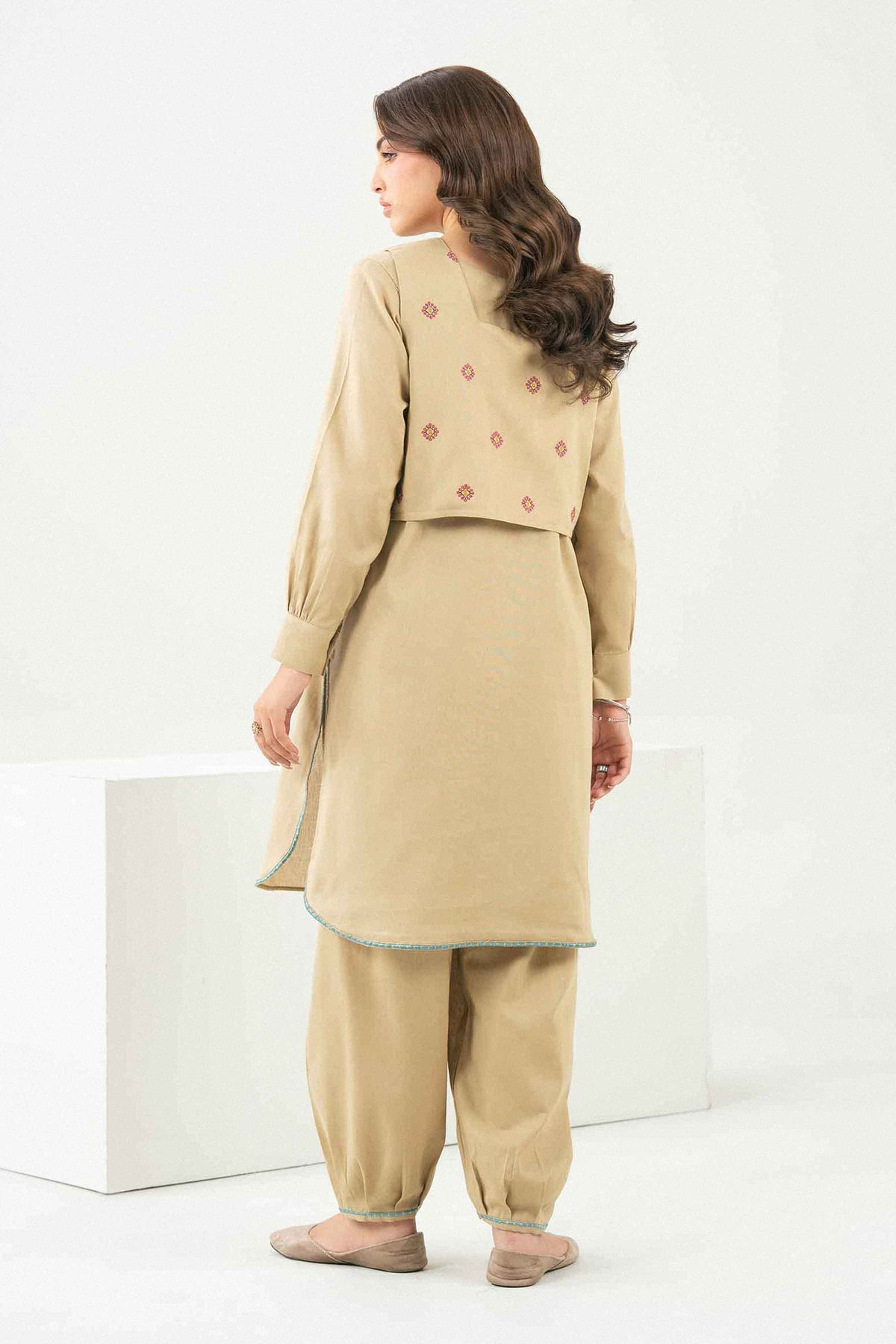 3 Piece - Embroidered Suit - ST2STE-PRET26WV2-48