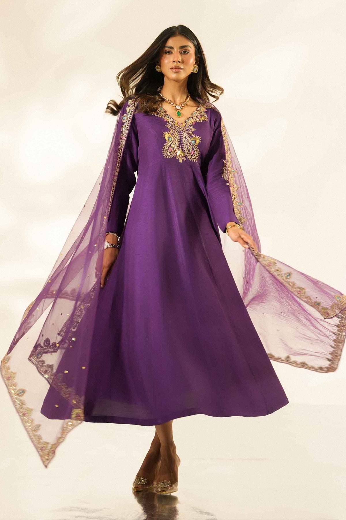 2 Piece - Embroidered Suit - ST3DDE-LUXE26WV2-1