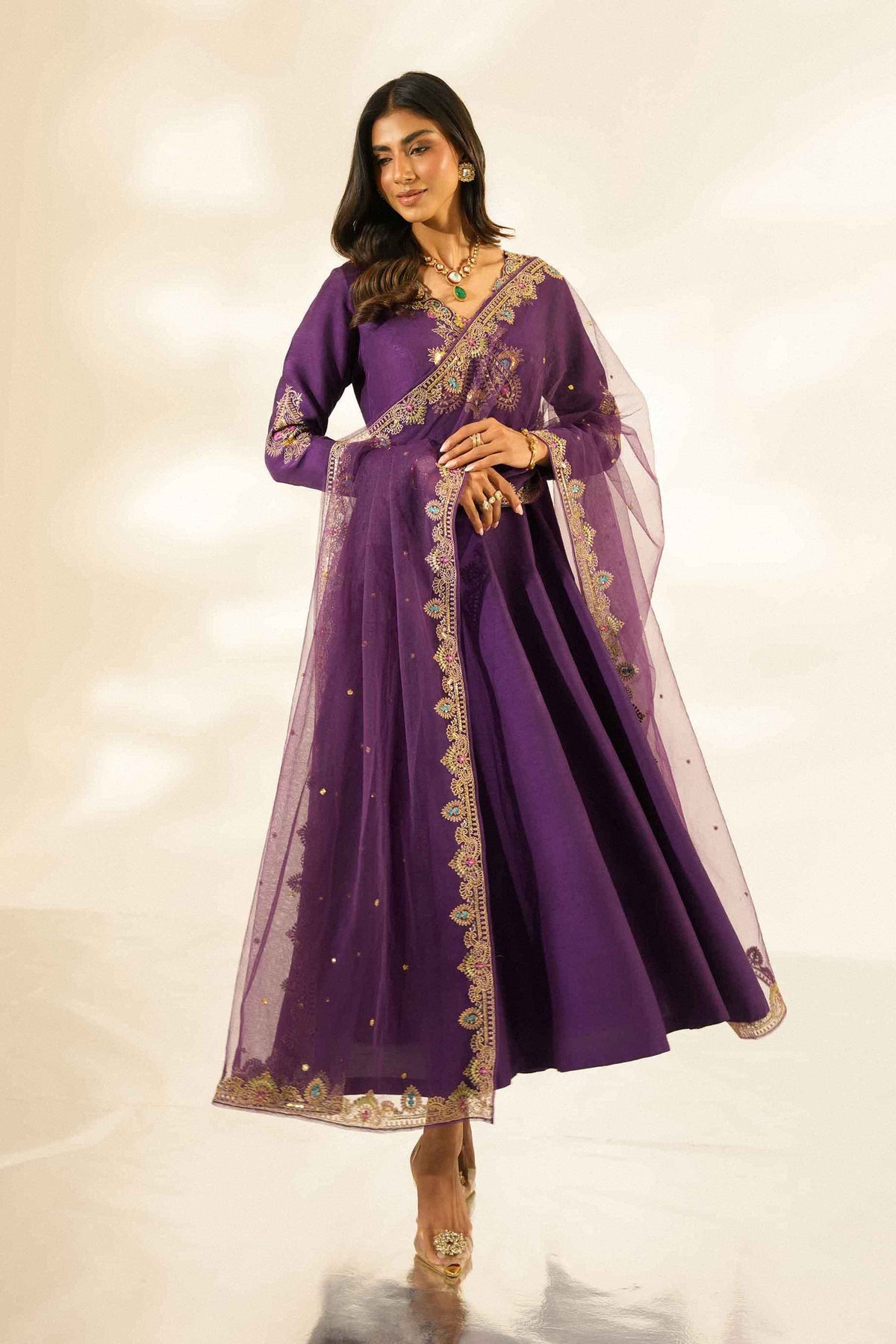 2 Piece - Embroidered Suit - ST3DDE-LUXE26WV2-1