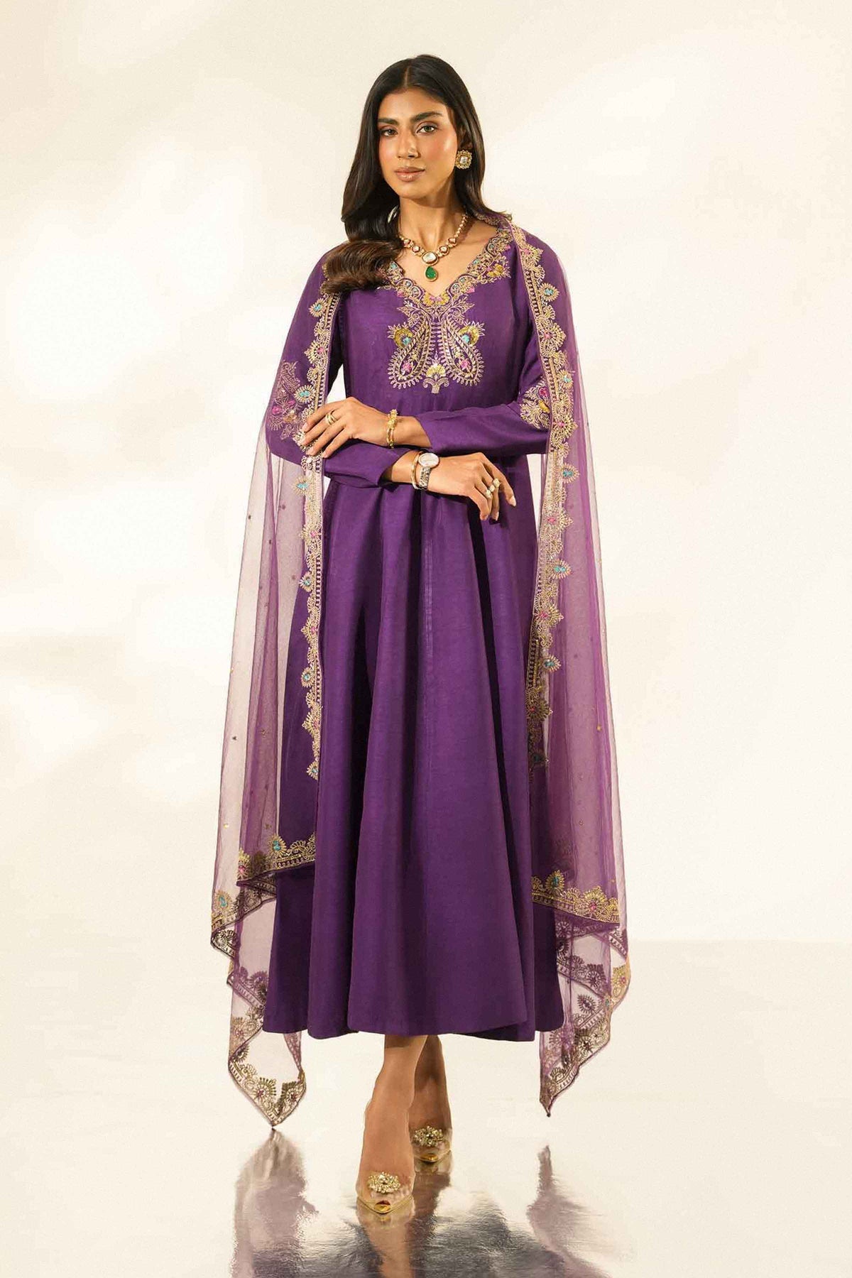2 Piece - Embroidered Suit - ST3DDE-LUXE26WV2-1