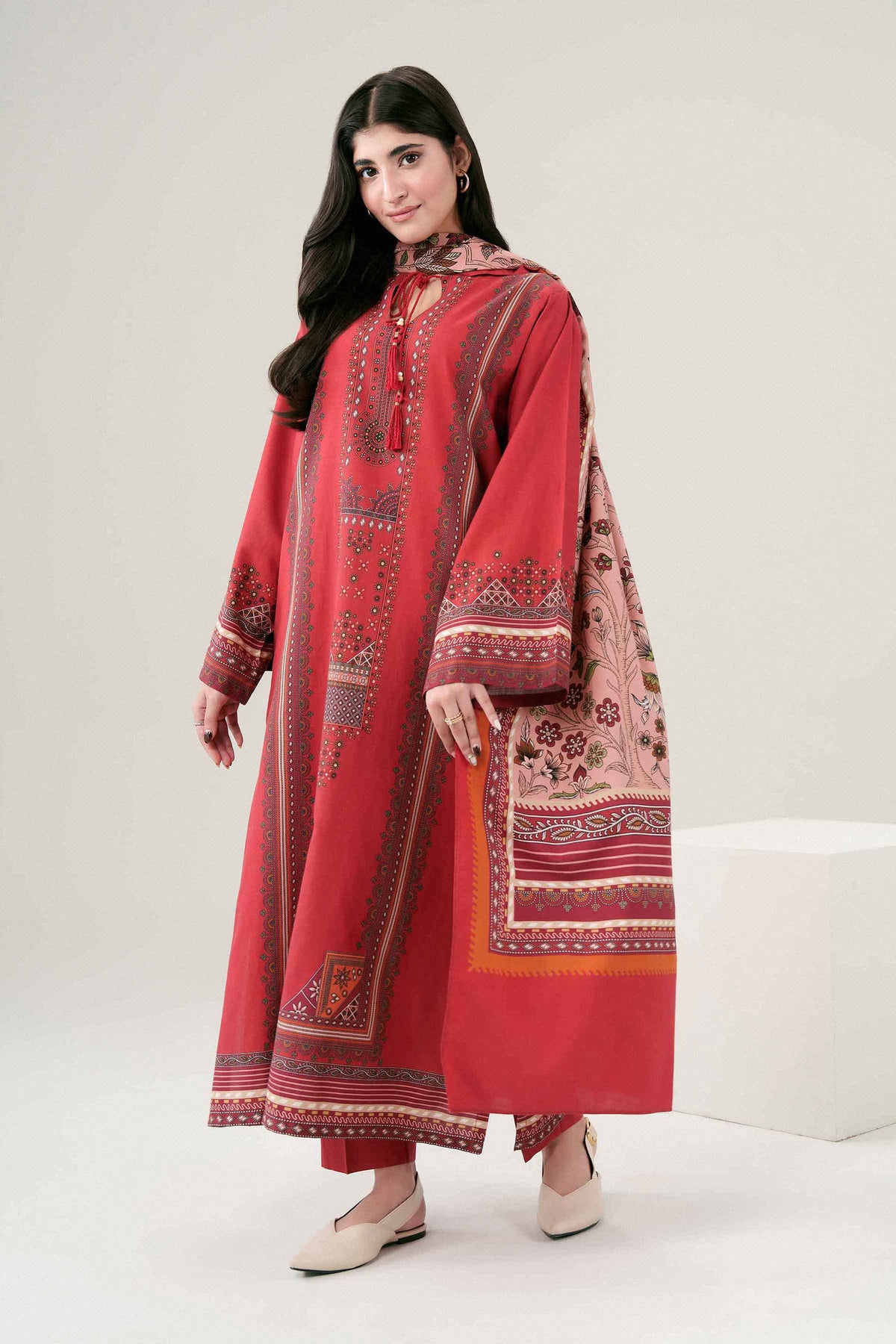 3 PIECE - PRINTED SUIT - ST3P-PRET26WV1-11