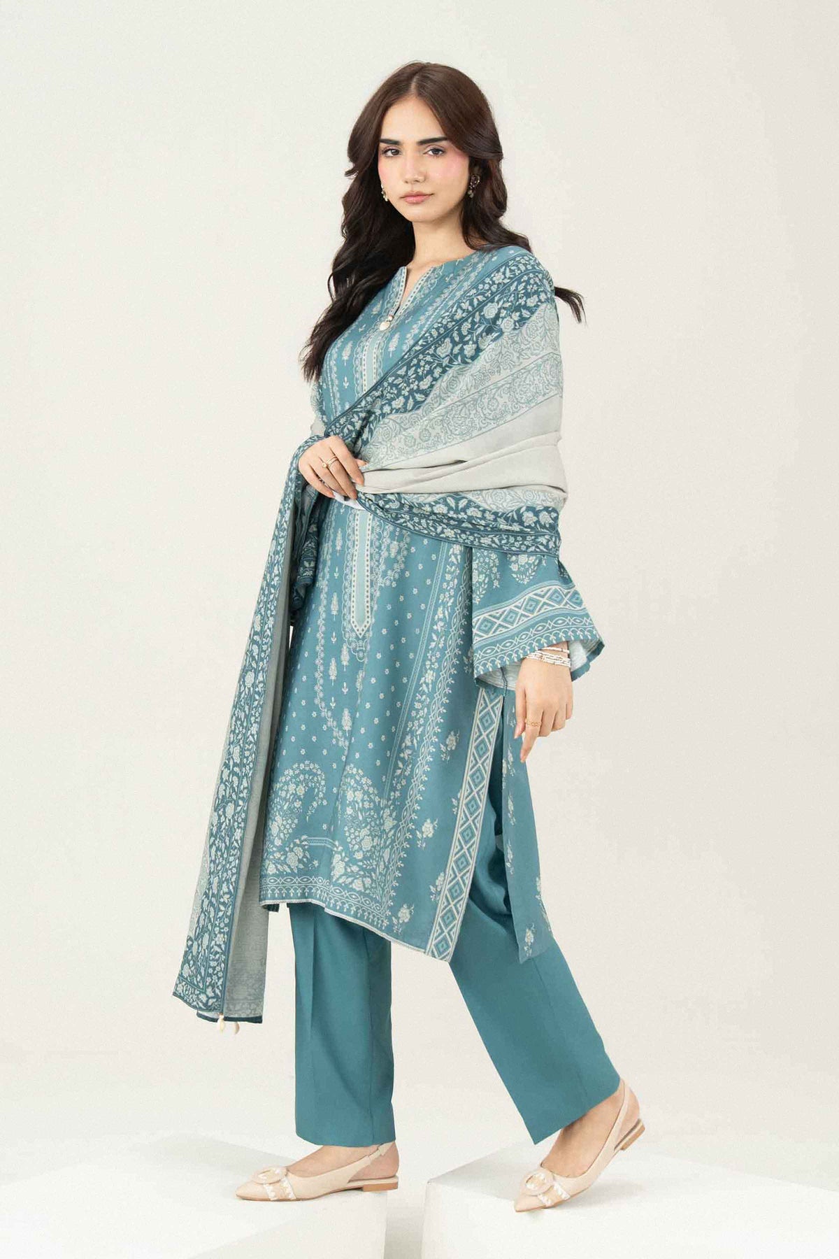 3 Piece - Printed Suit - ST3P-PRET26WV1-12