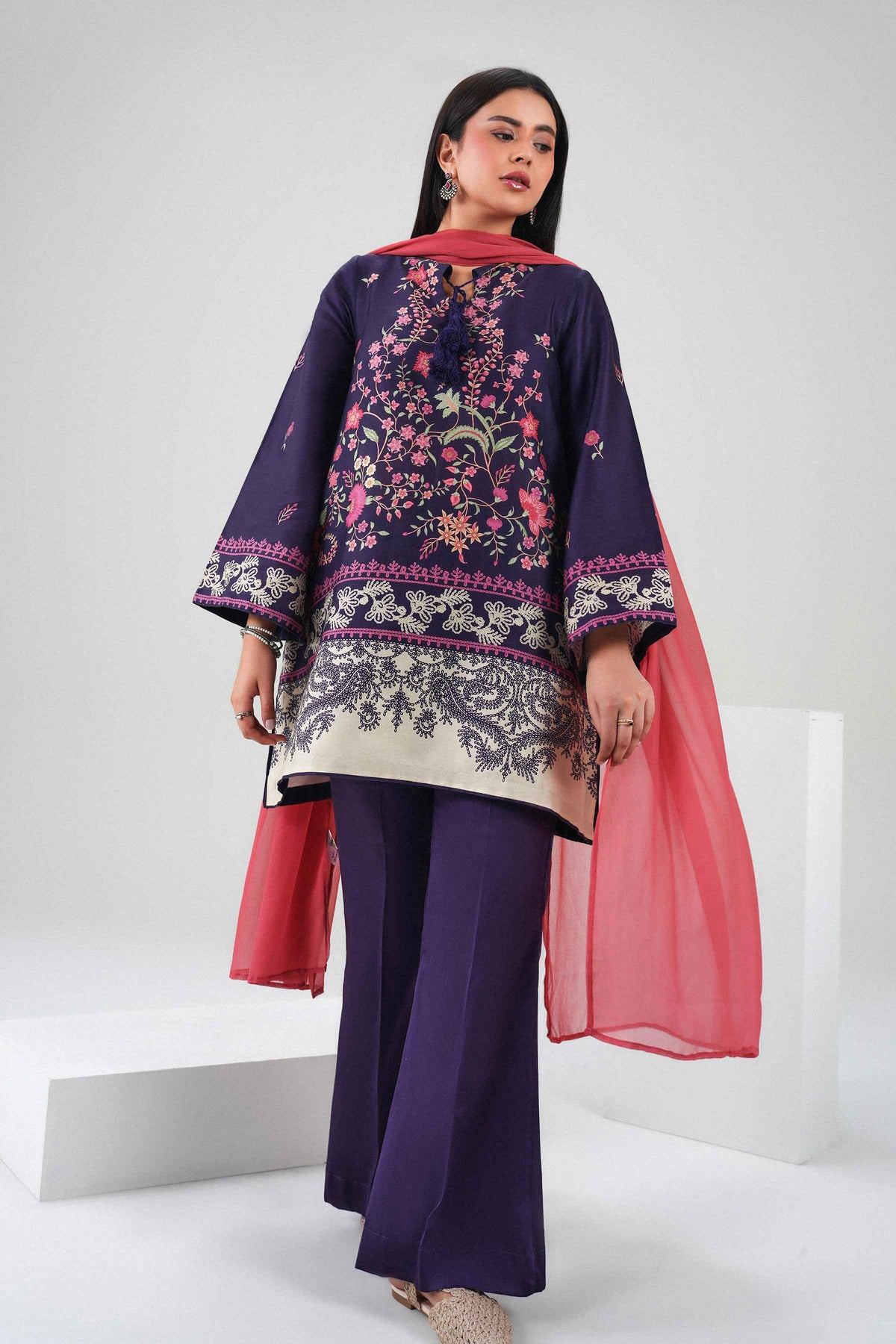 3 Piece - Printed Suit - ST3P-PRET26WV1-2