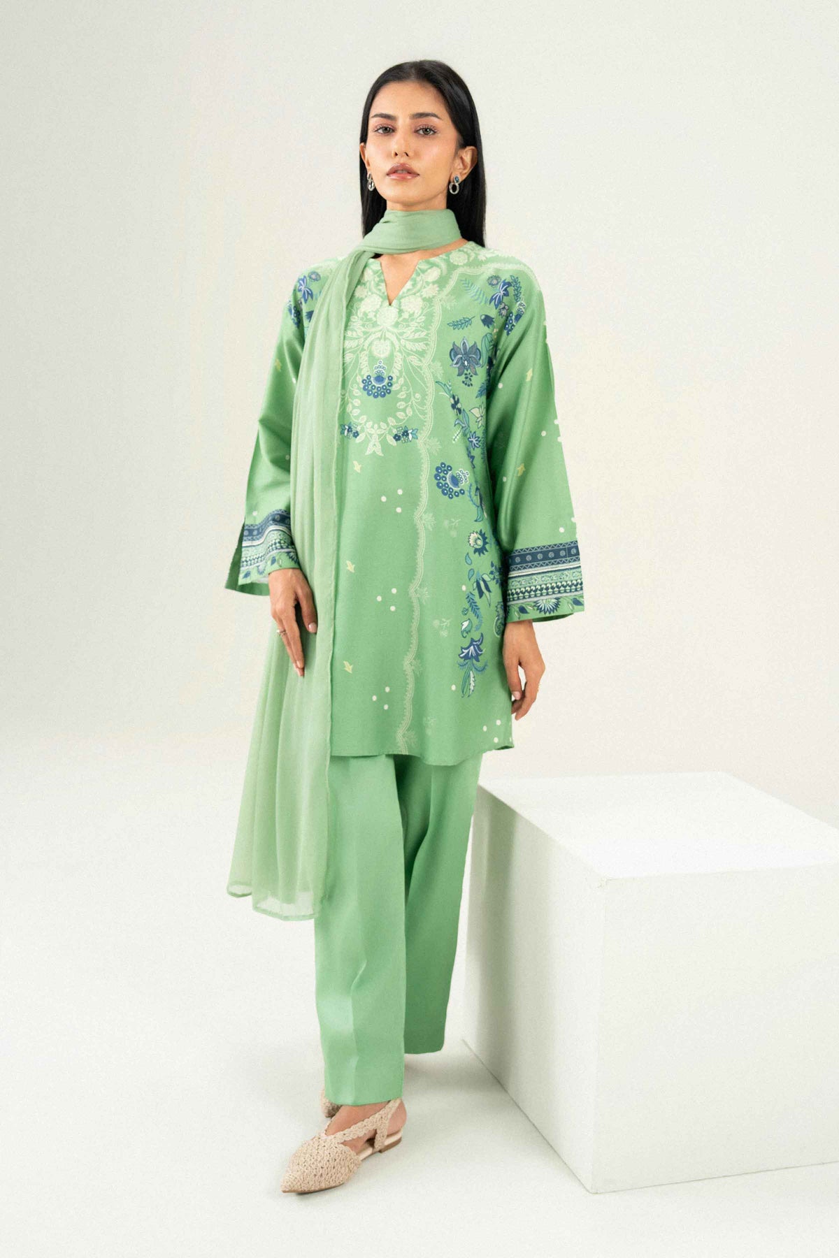 3 Piece - Printed Suit - ST3P-PRET26WV1-3