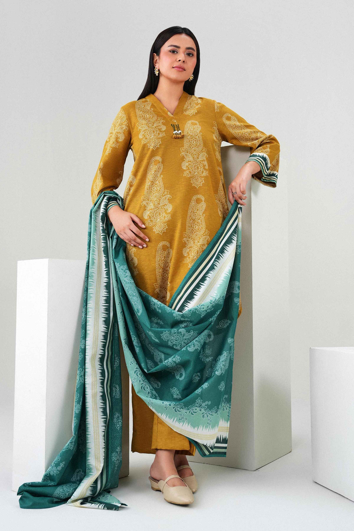 3 Piece - Printed Suit - ST3P-PRET26WV1-6