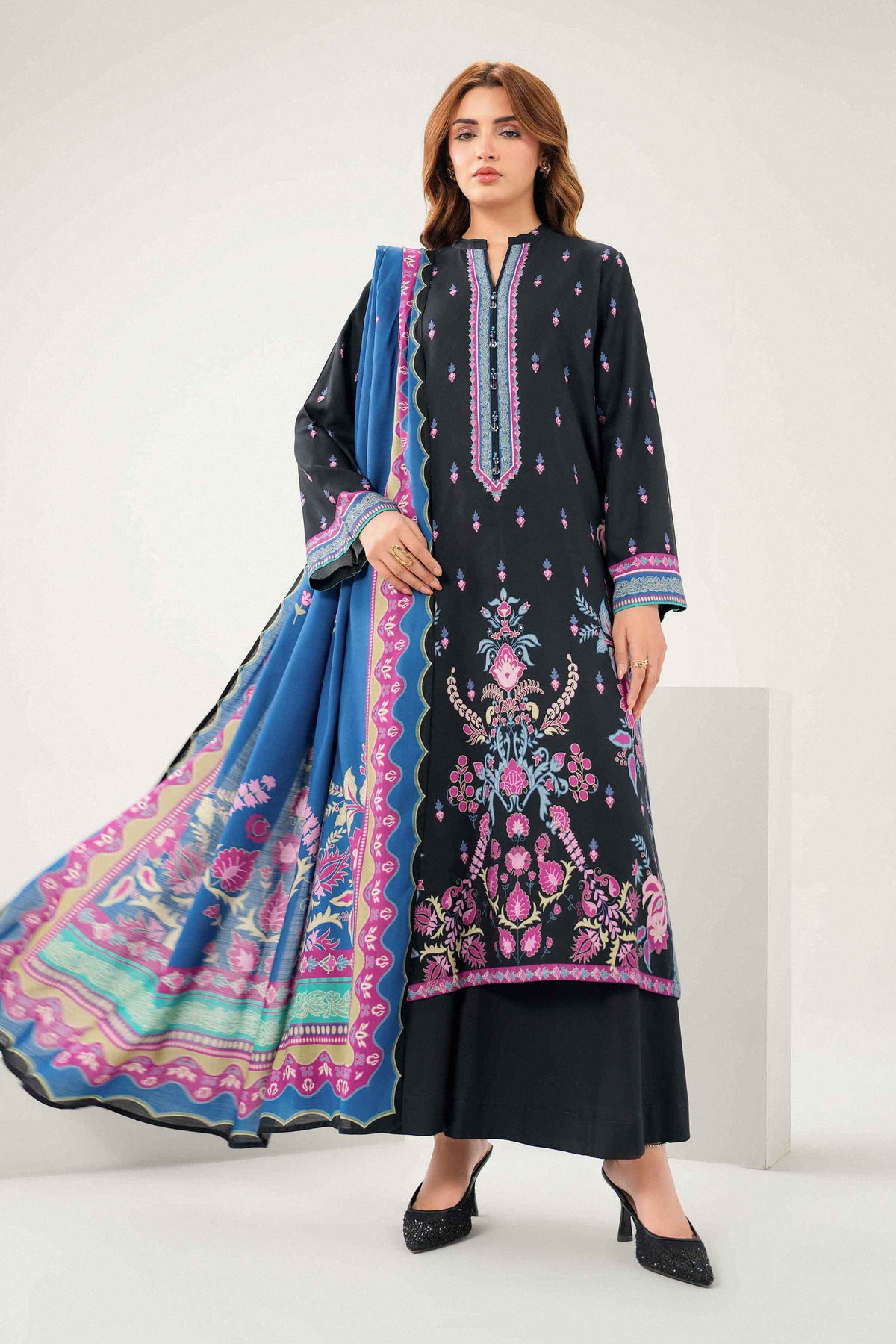 3 PIECE - PRINTED SUIT - ST3P-PRET26WV1-9