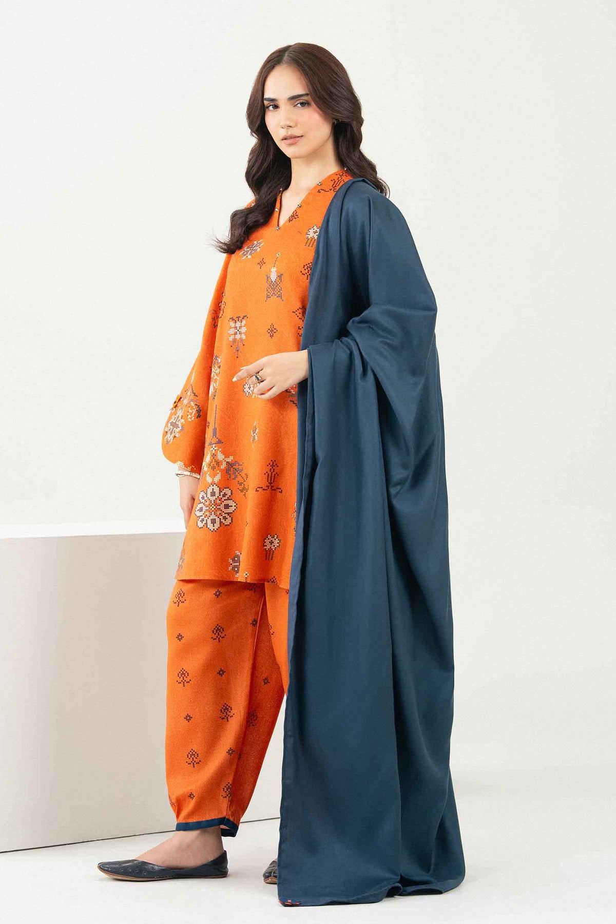 3 Piece - Printed Suit - ST3P-PRET26WV2-14