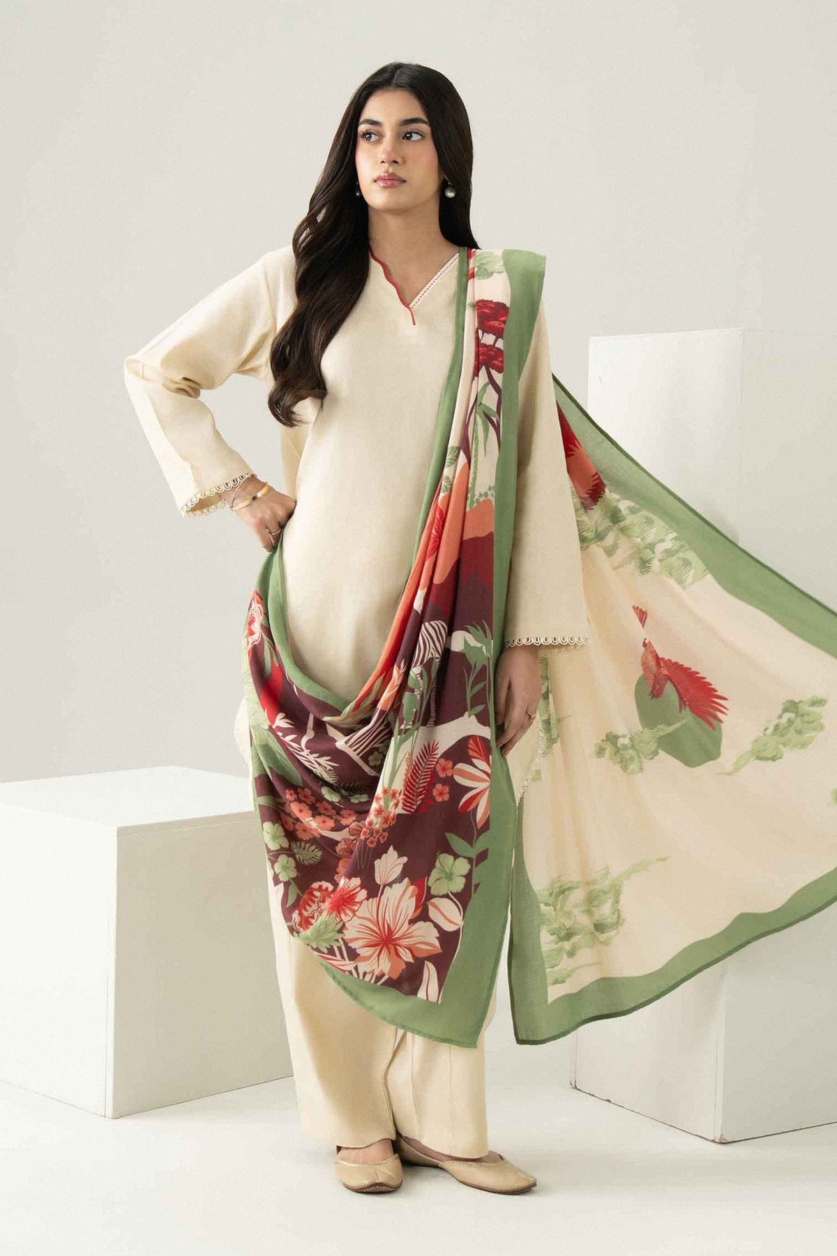 3 Piece - Printed Suit - ST3P-PRET26WV2-3