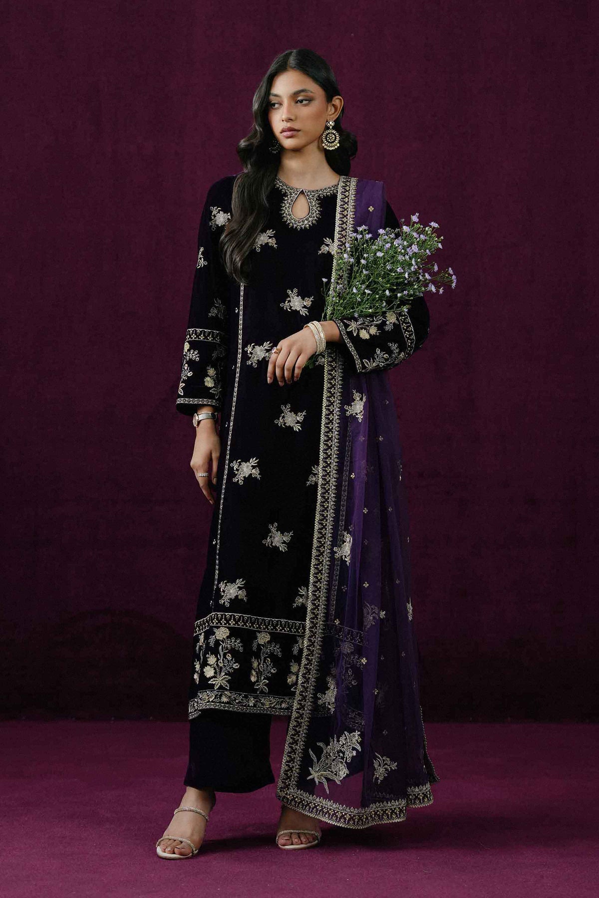 3 PIECE - EMBROIDERED SUIT - ST3PE-BOUT26WV1-20