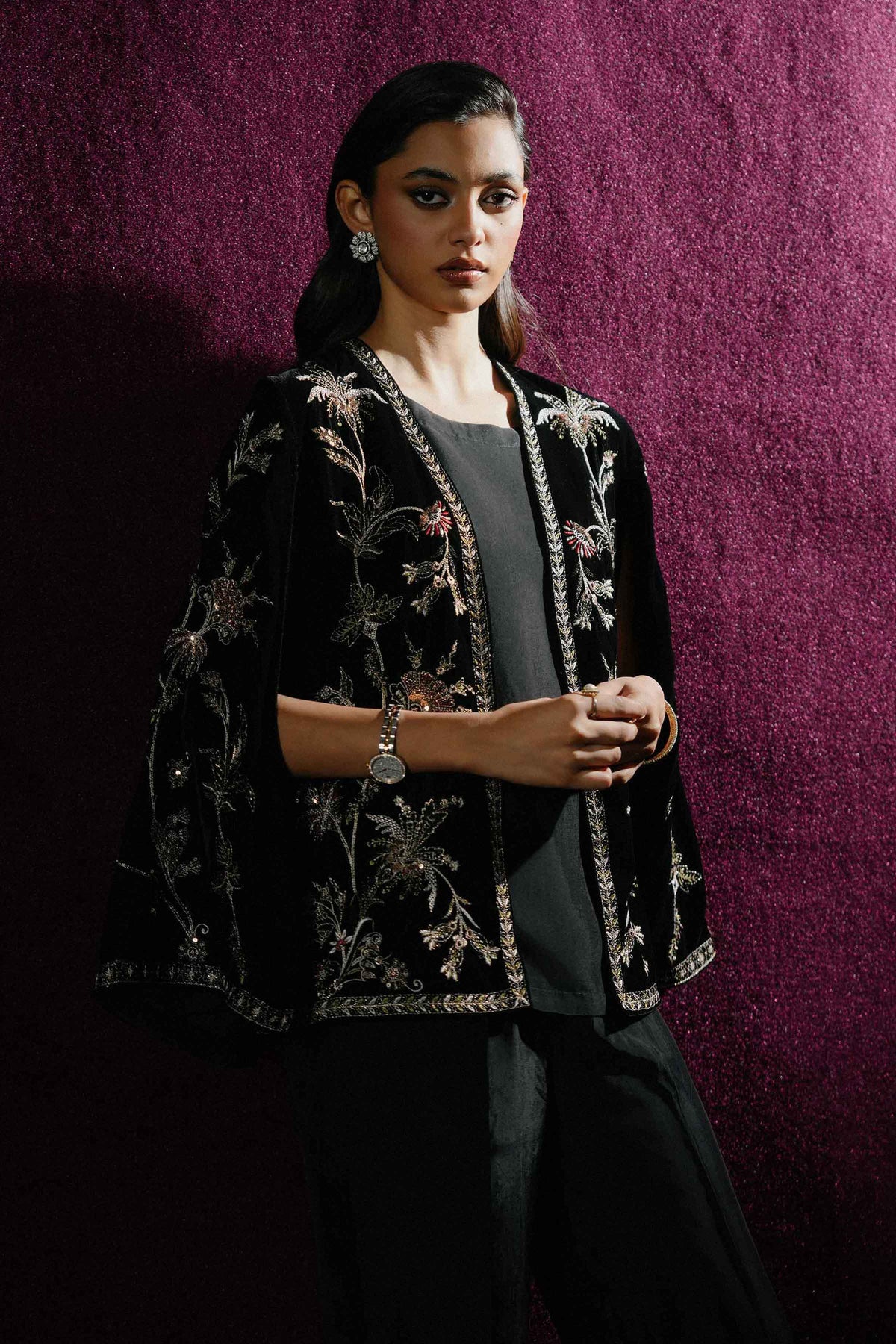 2 PIECE - EMBROIDERED SUIT - ST3PE-BOUT26WV1-5