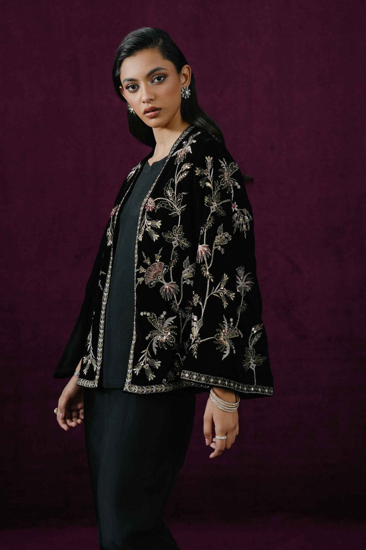 2 PIECE - EMBROIDERED SUIT - ST3PE-BOUT26WV1-5