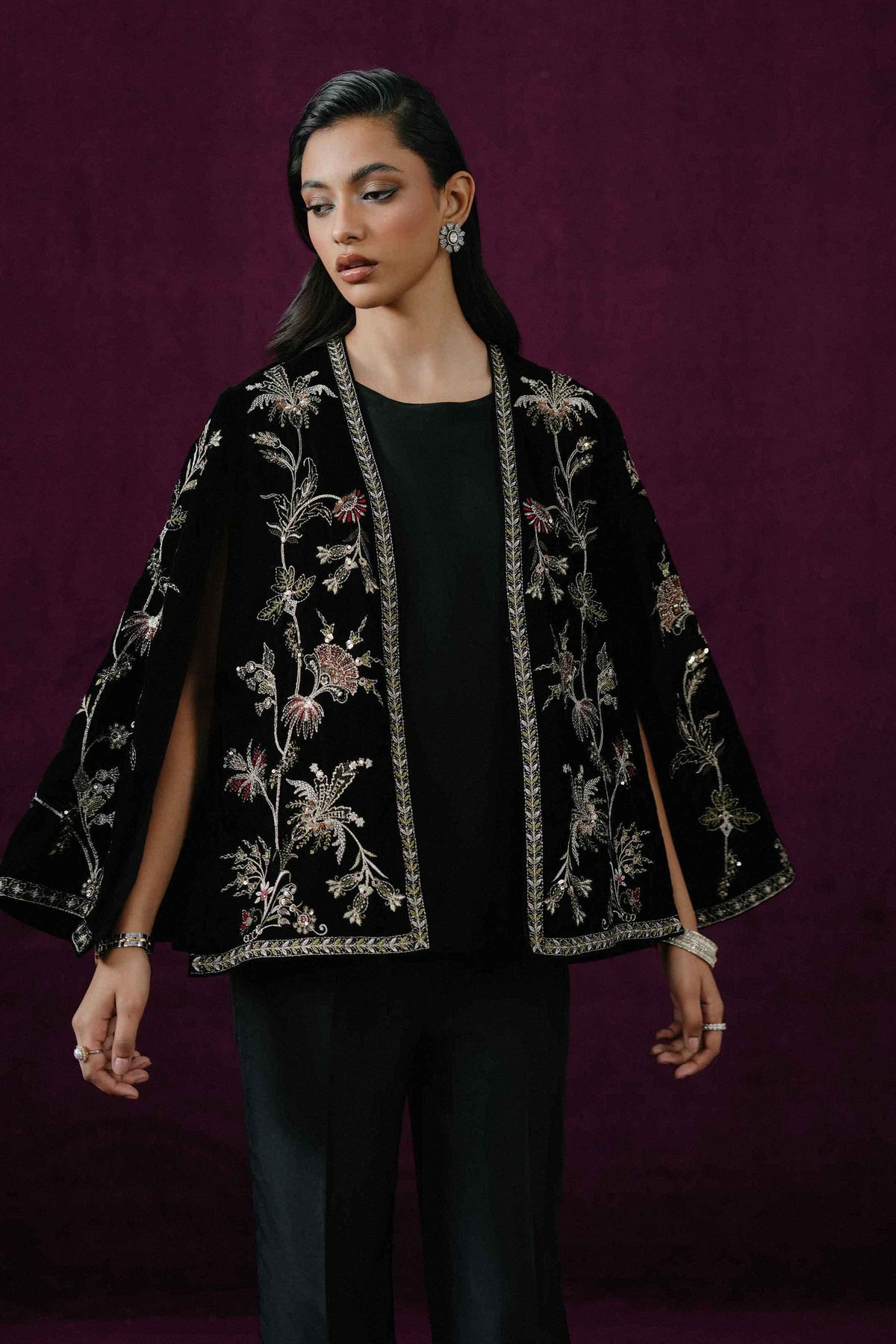 2 PIECE - EMBROIDERED SUIT - ST3PE-BOUT26WV1-5