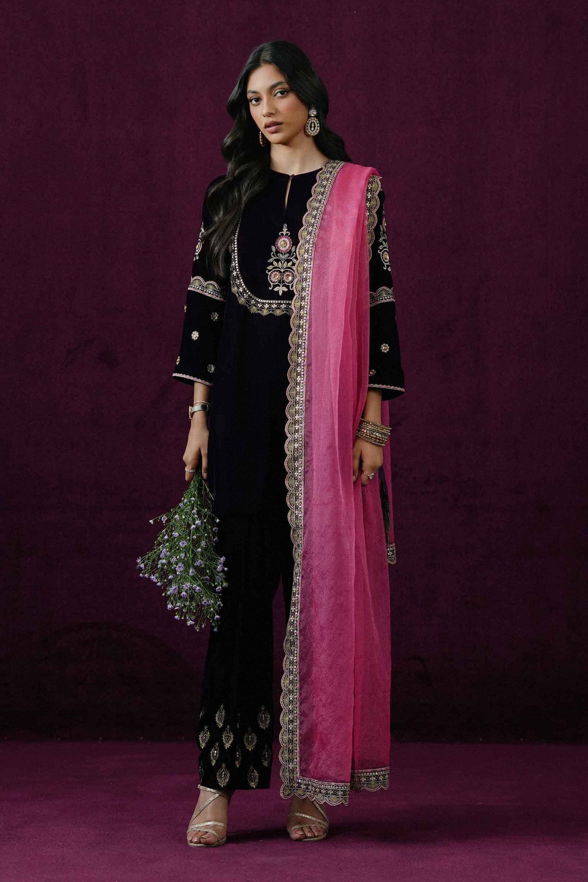 3 PIECE - EMBROIDERED SUIT - ST3PE-BOUT26WV2-16