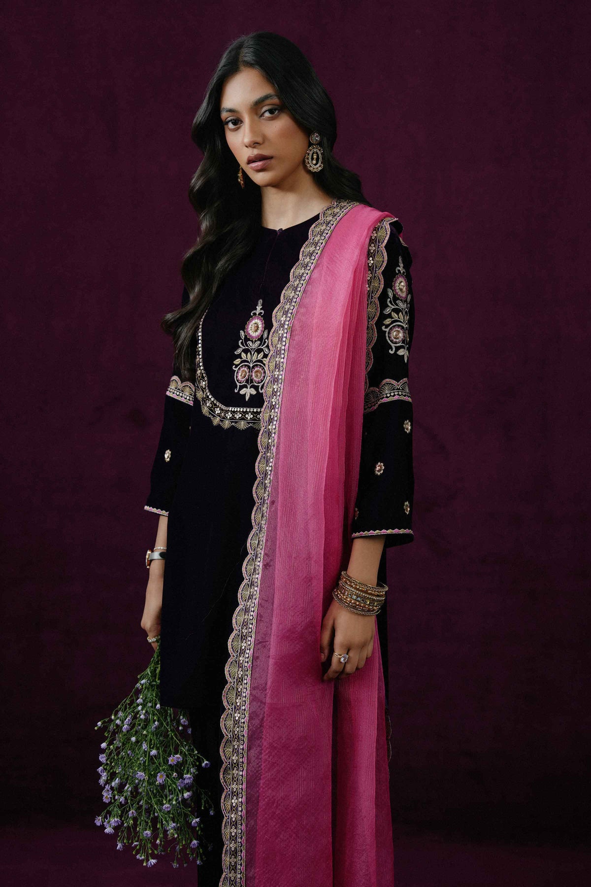 3 PIECE - EMBROIDERED SUIT - ST3PE-BOUT26WV2-16