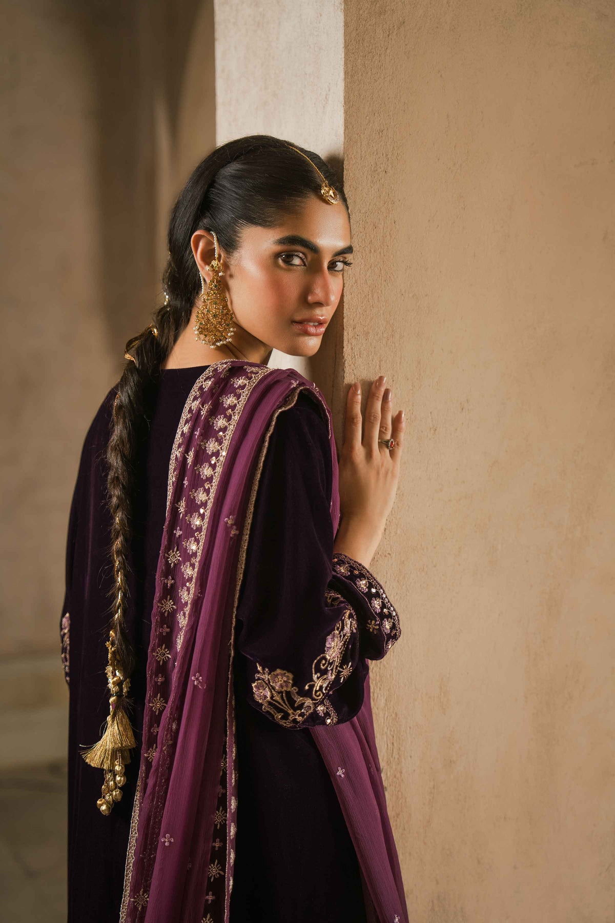 3 Piece - Embroidered Suit - ST3PE-LUXE26WV1-12