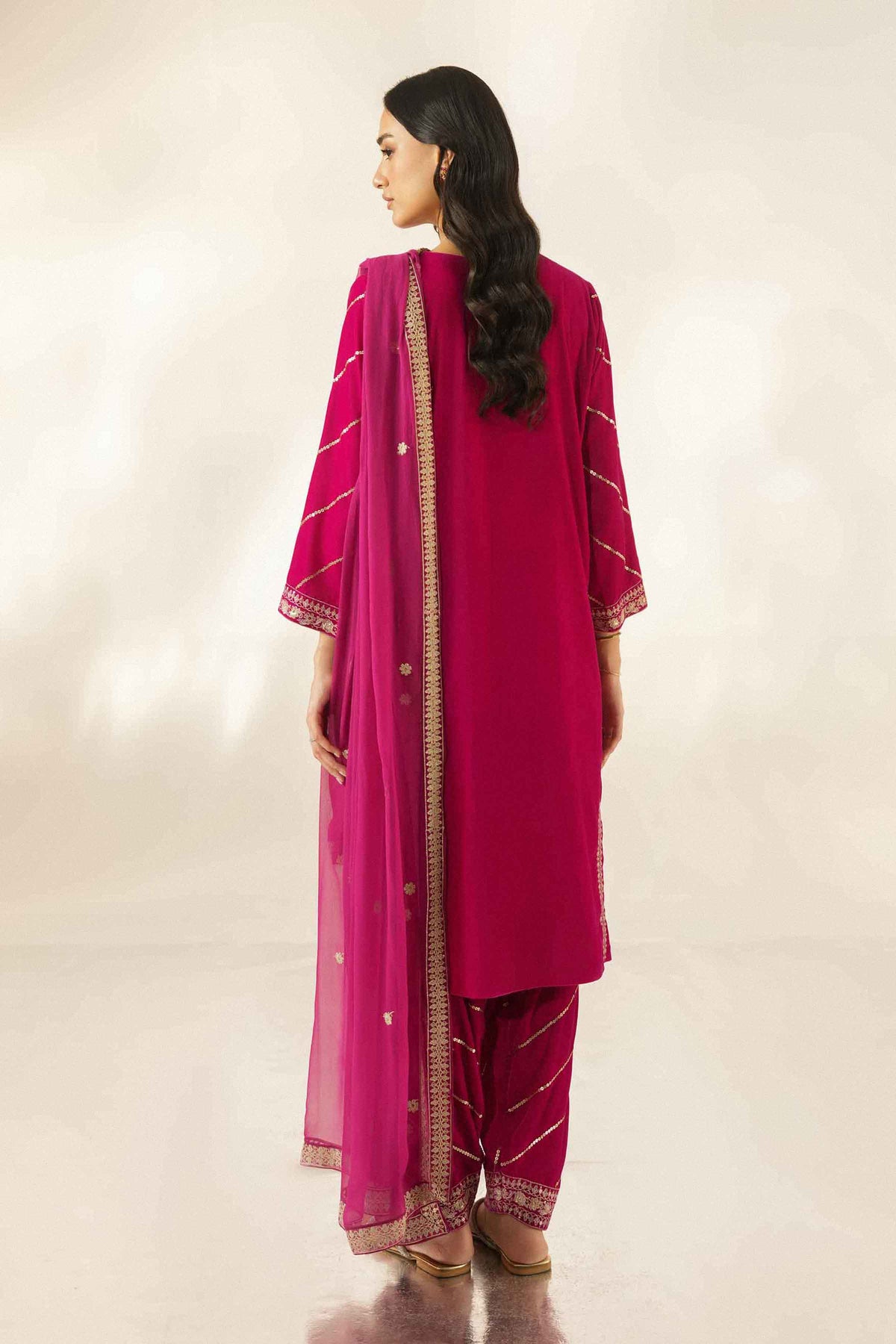 3 Piece - Embroidered Suit - ST3PE-LUXE26WV1-13