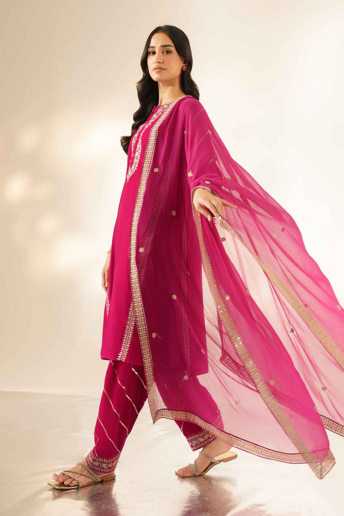 3 Piece - Embroidered Suit - ST3PE-LUXE26WV1-13
