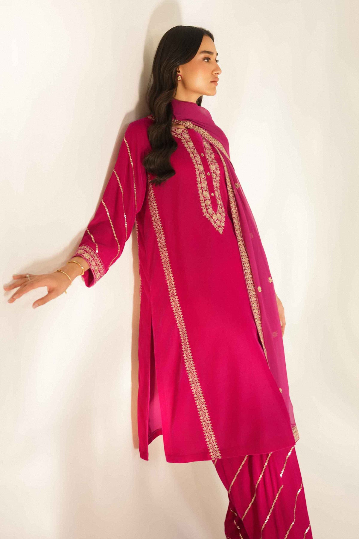 3 Piece - Embroidered Suit - ST3PE-LUXE26WV1-13