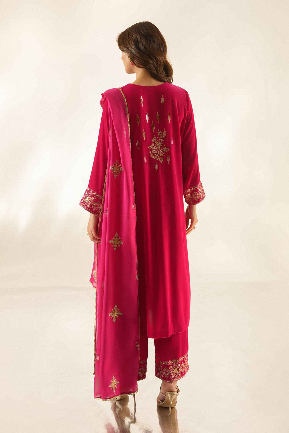 3 Piece - Embroidered Suit - ST3PE-LUXE26WV1-14