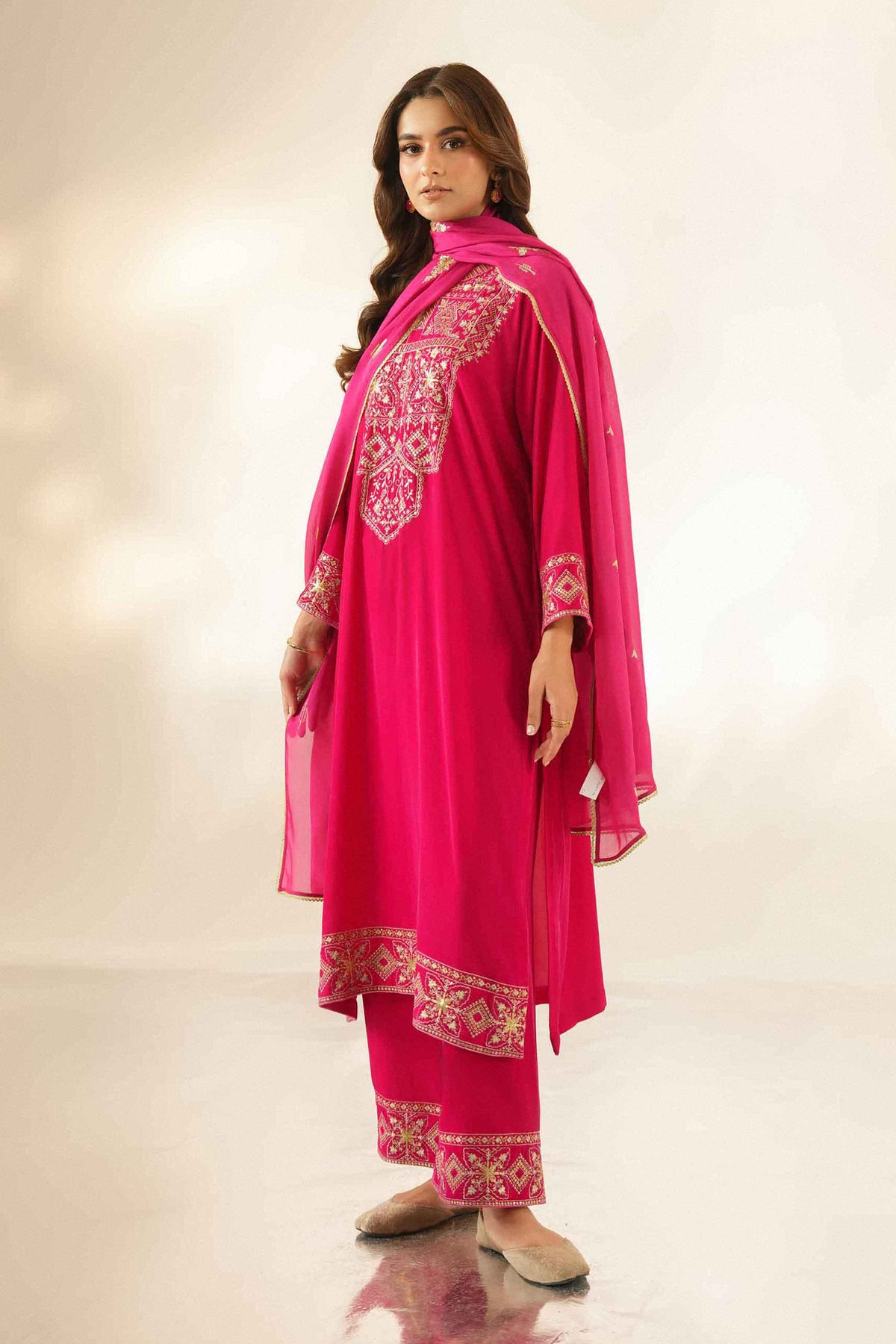 3 Piece - Embroidered Suit - ST3PE-LUXE26WV1-14