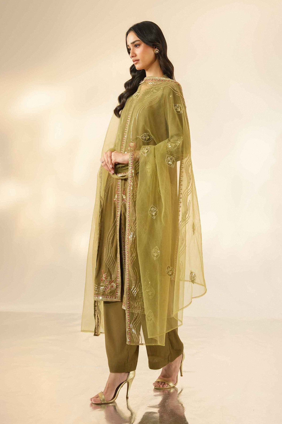 3 Piece - Embroidered Suit - ST3PE-LUXE26WV1-56