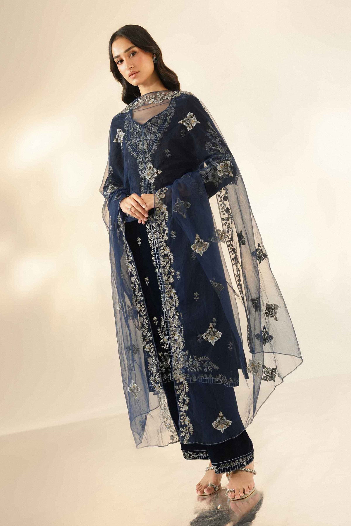 3 Piece - Embroidered Suit - ST3PE-LUXE26WV1-8