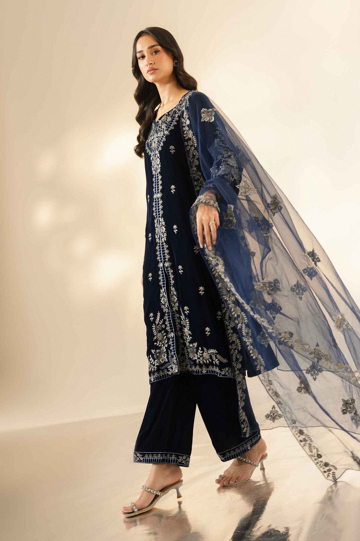3 Piece - Embroidered Suit - ST3PE-LUXE26WV1-8