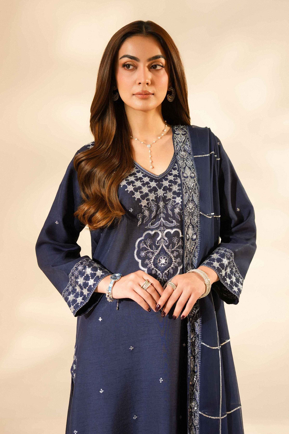 3 PIECE - EMBROIDERED SUIT - ST3PE-LUXE26WV2-35