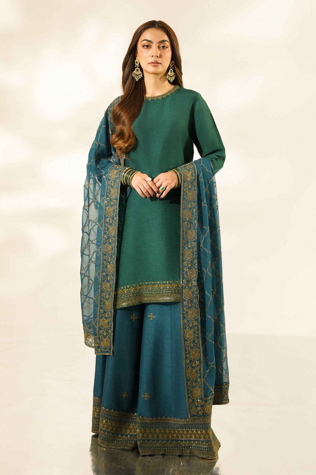3 Piece - Embroidered Suit - ST3PE-LUXE26WV2-42