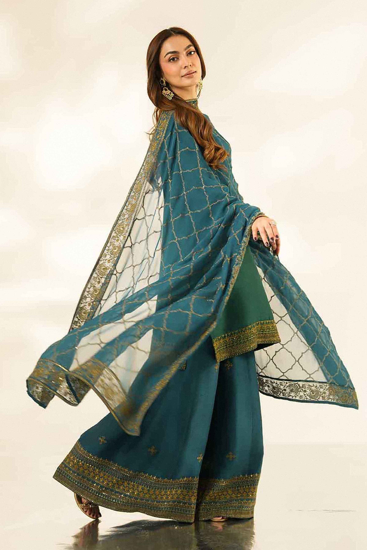 3 Piece - Embroidered Suit - ST3PE-LUXE26WV2-42
