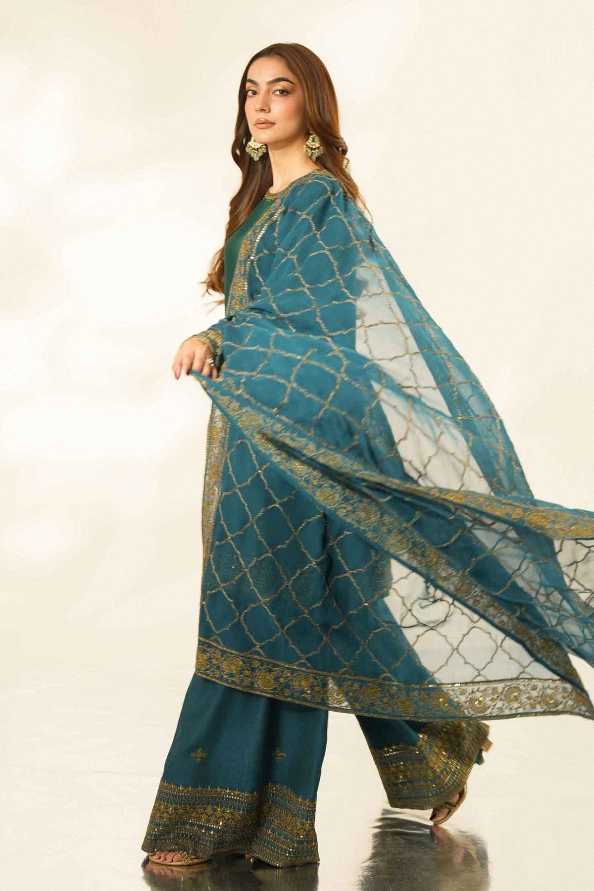 3 Piece - Embroidered Suit - ST3PE-LUXE26WV2-42