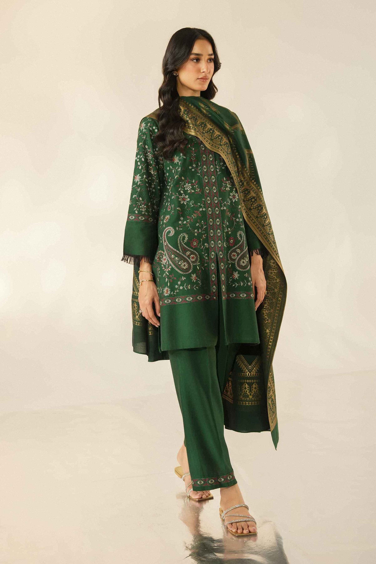 3 Piece - Embroidered Suit - ST3PE-LUXE26WV2-44