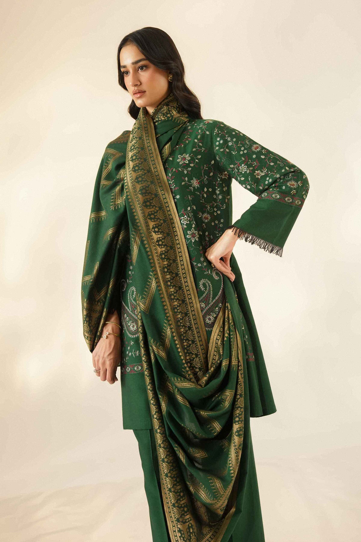 3 Piece - Embroidered Suit - ST3PE-LUXE26WV2-44