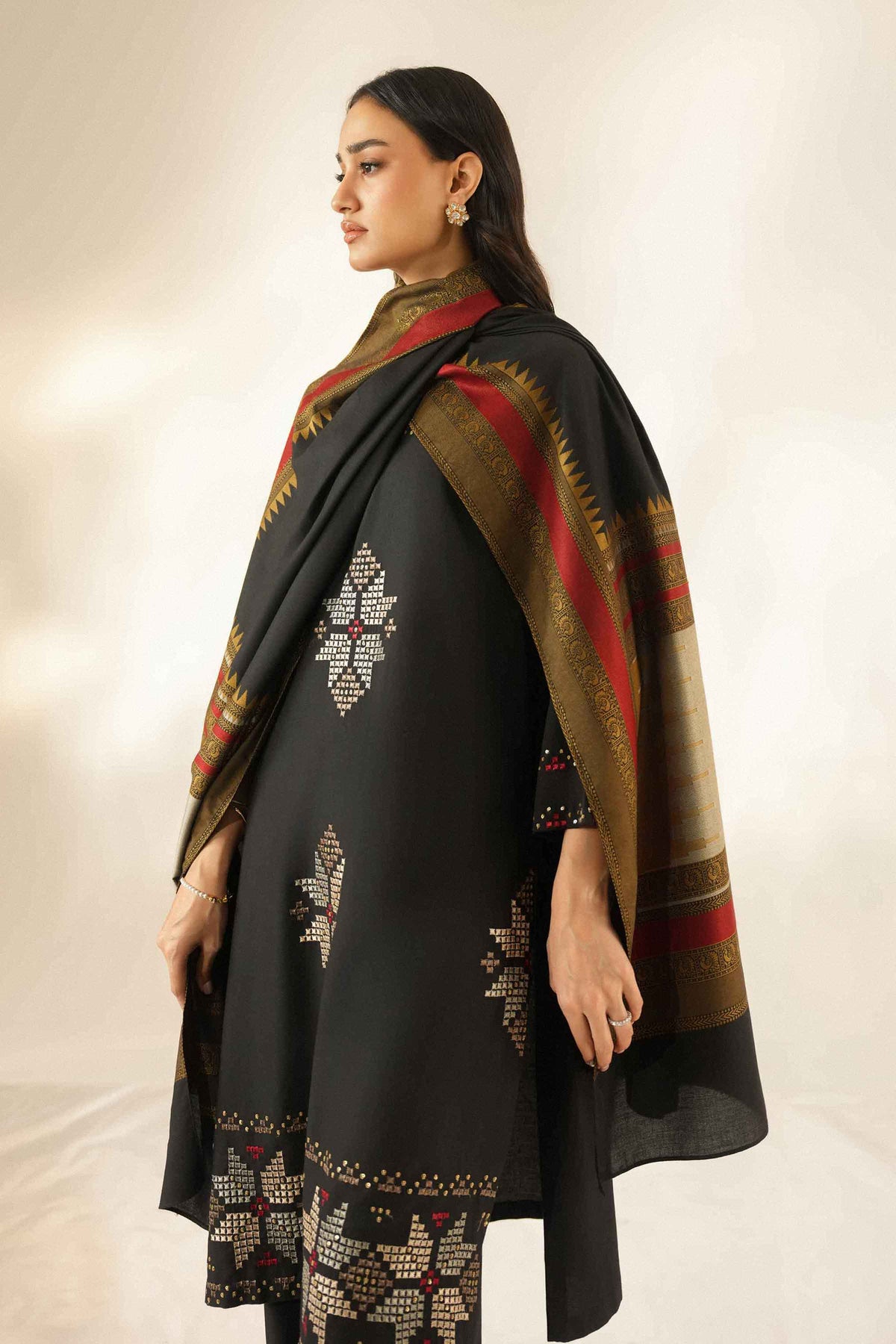 3 Piece - Embroidered Suit - ST3PE-LUXE26WV3-47
