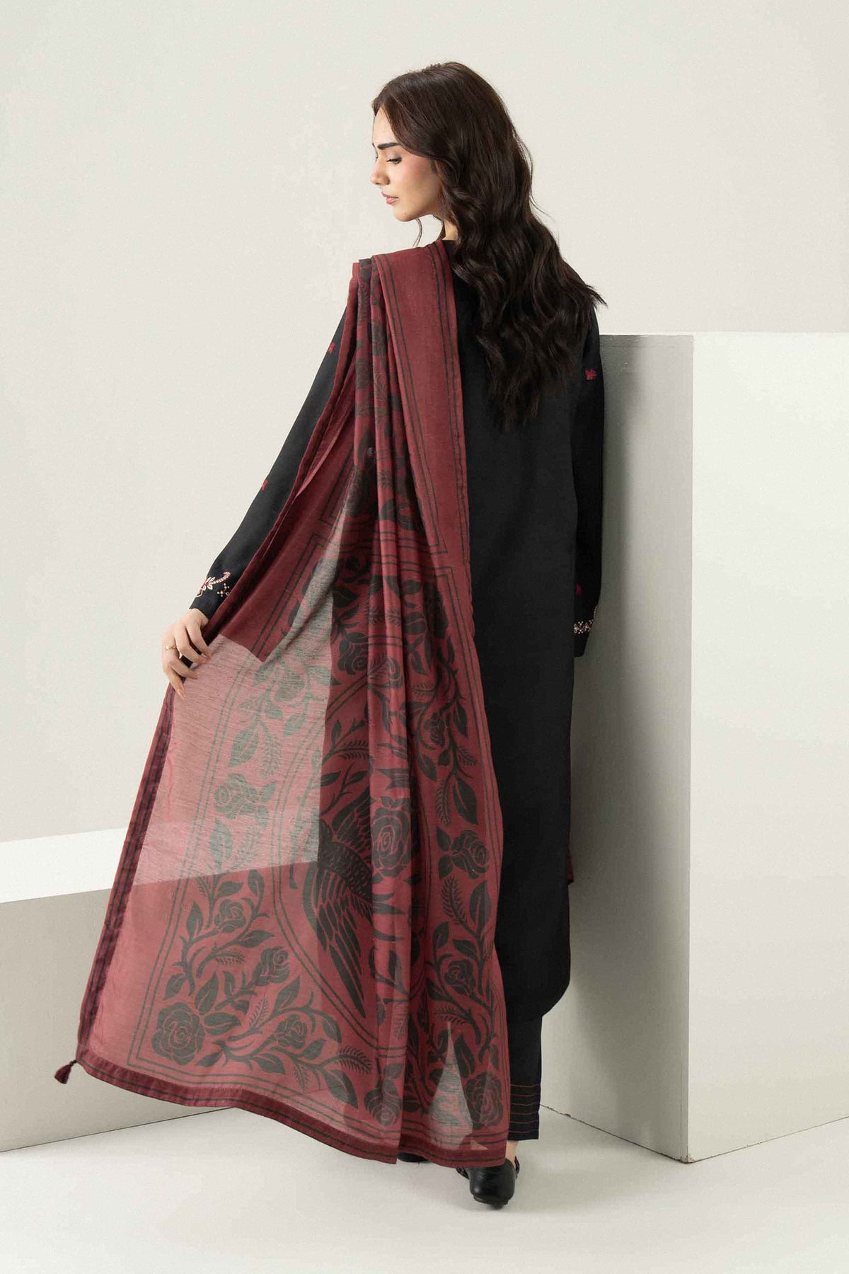 3 PIECE - PRINTED EMBROIDERED SUIT - ST3PE-PRET26WV1-12
